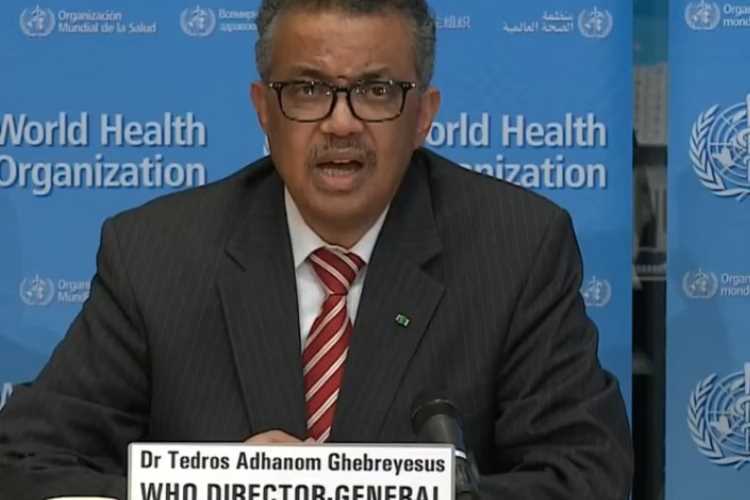 WHO Director-General Tedros Adhanom Ghebreyesus