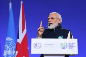 Modi addressing cop26 climate change summit